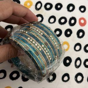 Unused Lac Bangles Indigo Shade