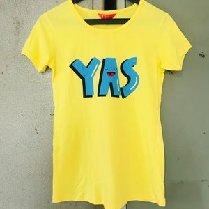 Woman’s Yellow T-shirt