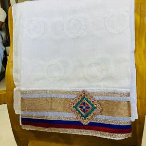 PURE COTTON WITH BRODE BORDER SAREE