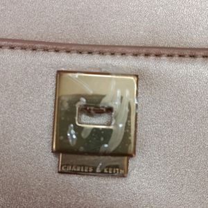 CHARLES & KEITH Rose Gold Sling Bag