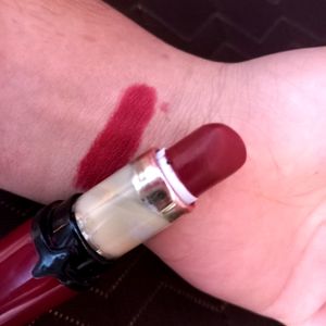 Dark Cherry Red Lipstick