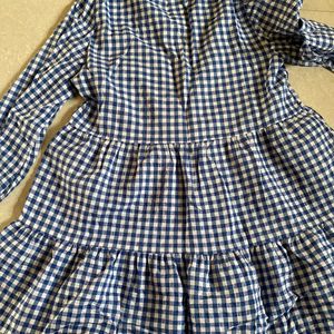 Combo!Zara gingham And black Slip Straight Dress