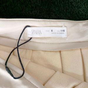 Zara White Mini Skirt