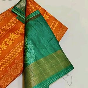 Semi Kanchi Silk Saree