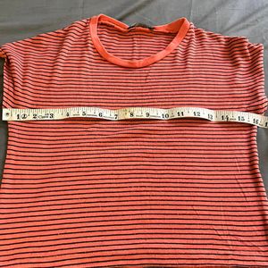 Zara Crop Top Coral Color