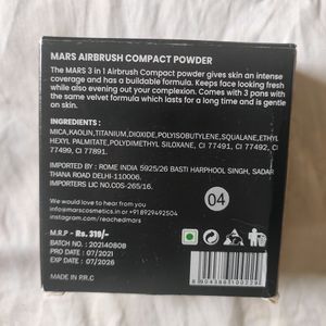 Mars Brand 3 In 1 Airbrush Compact