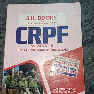 CRPF ASI BOOK