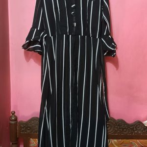 Black Split Kurti