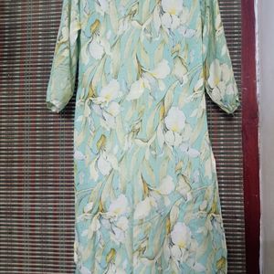 Floral Print Kurta