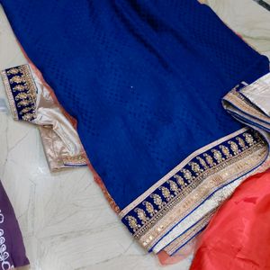 Dual Colour Saree