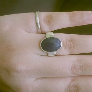 Original Lajwat Pathar Ring Made In(Silver)Chandi