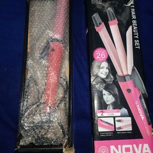 2 In 1 Hair Straightener And Curler