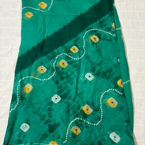 Tie & Die Pure Cotton Saree with Blouse