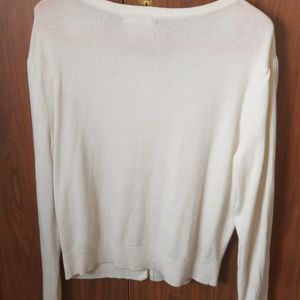 Zudio White Sweater