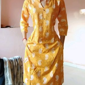 Yellow Kurti