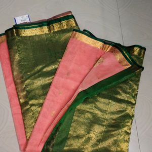 New Pure Kanchi Pattu Saree With blouse Piece