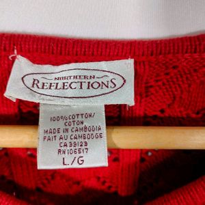 Red Sweatshirts For Women