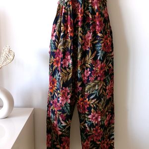 Tropical Ankle Length Jumpsuit