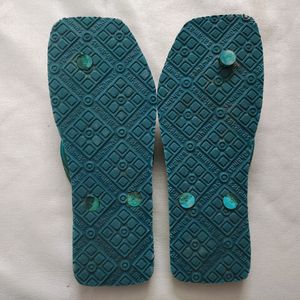 Sea Green Women Flipflops