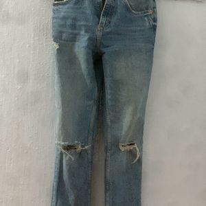 Zara Distressed Denim.