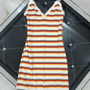 Zara Bodycon Multicolour Dress