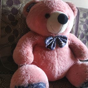 Big Fluffy Pink Teddy Bear