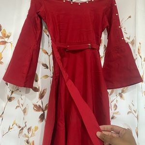 Red Midi Dress