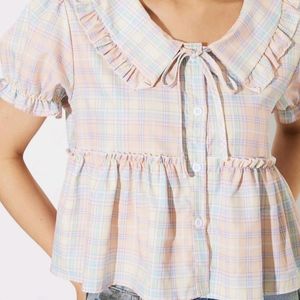 Savana Pink Blouse Top