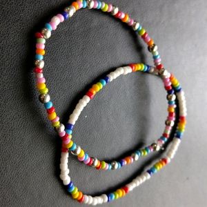 Seed Beads Bracelet Colourful Rainbow Aesthetic