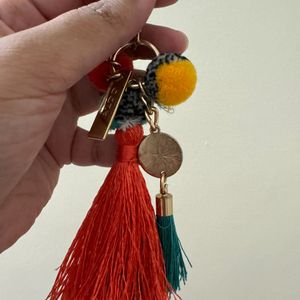 Aldo Multicolor Tassel Bag Charm