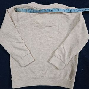 Beige Colour Sweatshirt For Kids