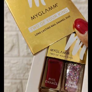 Myglam Two In One Nail Paint Combo