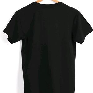 Black T-shirt With Shut Up Printed