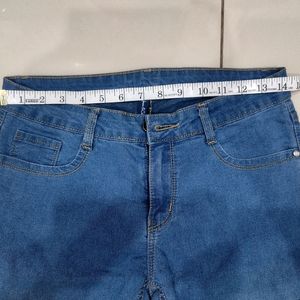 Blue Mid rise Denim Jeans