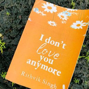 I Don't love You Anymore Book