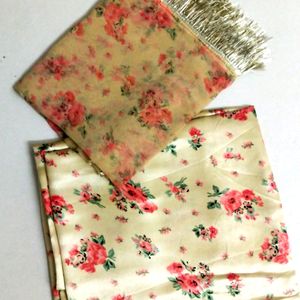 Unstitched Rajuti Satin Poshak