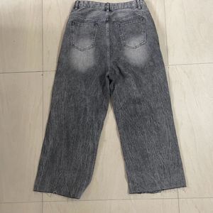 BLACK FADED KOREAN JEANS