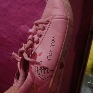 Pink Shoes Size 4