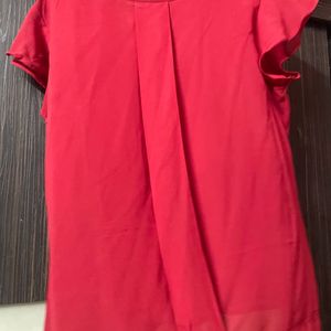 Beautiful Red Top Size S