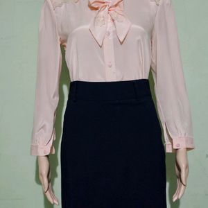 Peach Korean Style Top