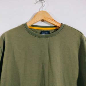 Olive Green Casual Sweatshirt (Men's)