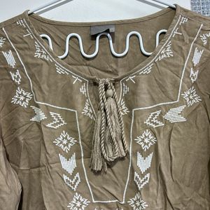 Embroidered Top