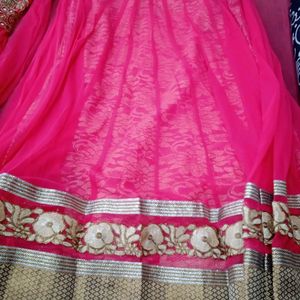 Trending Pink Colour Anarkali Set