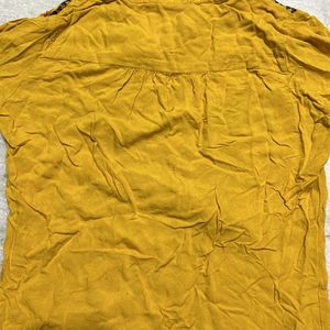 A Mustard Tunic Top