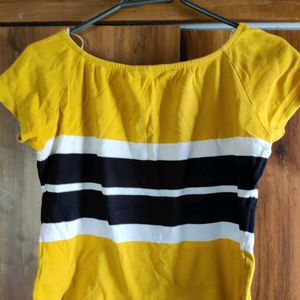 Mustard Casual Top