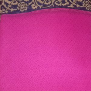 A NEW GEORGETE PINK MIXED COLOUR SAREE🎉💞