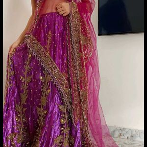 Purple Authentic Lehenga