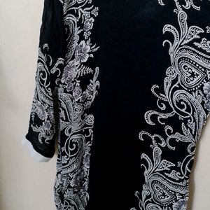 Black Kurti With Beautiful Designs