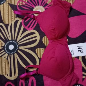 Pure Cotton Pink Bra H&M