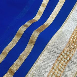 Royal Blue Saree